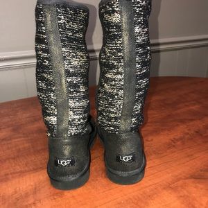 Ugg Sequin Knit Boots
